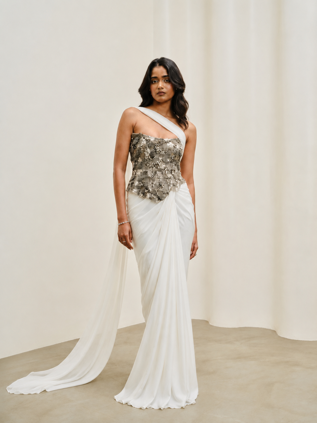 Bri Corset Sari Set