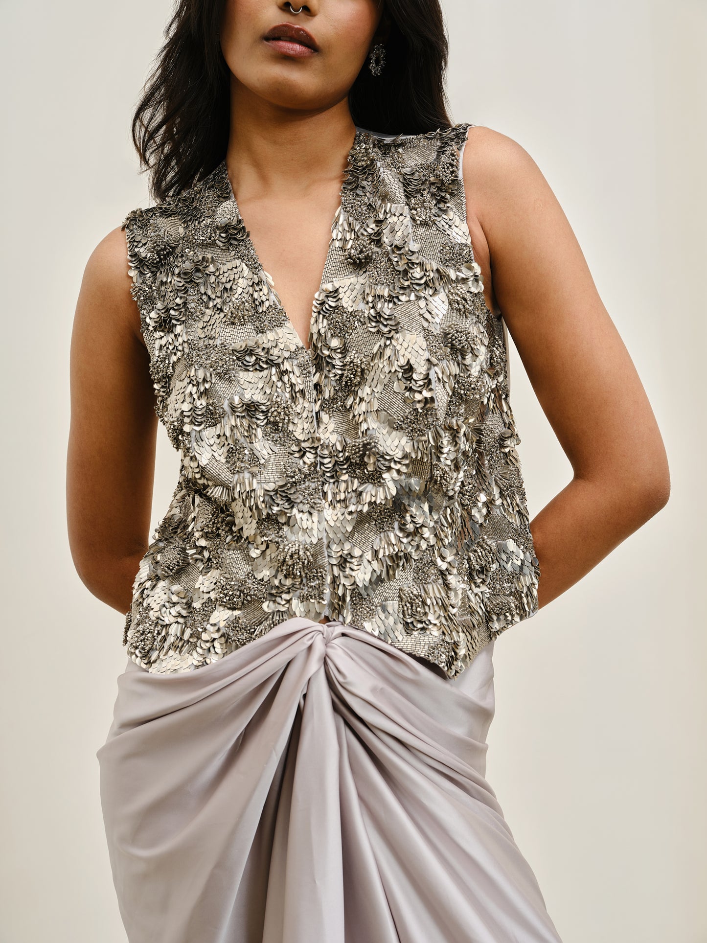 Bri Vest and Skirt Set