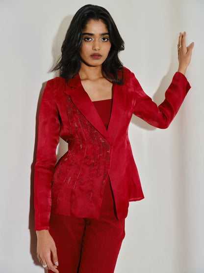 Rashmika - red