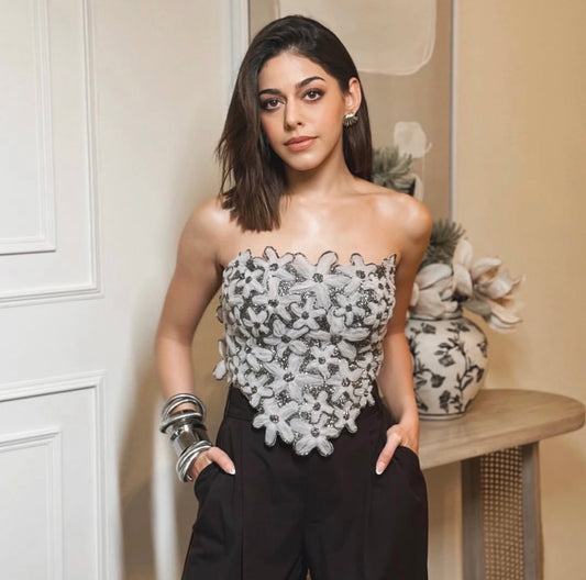 Alaya F Grey Nora corset